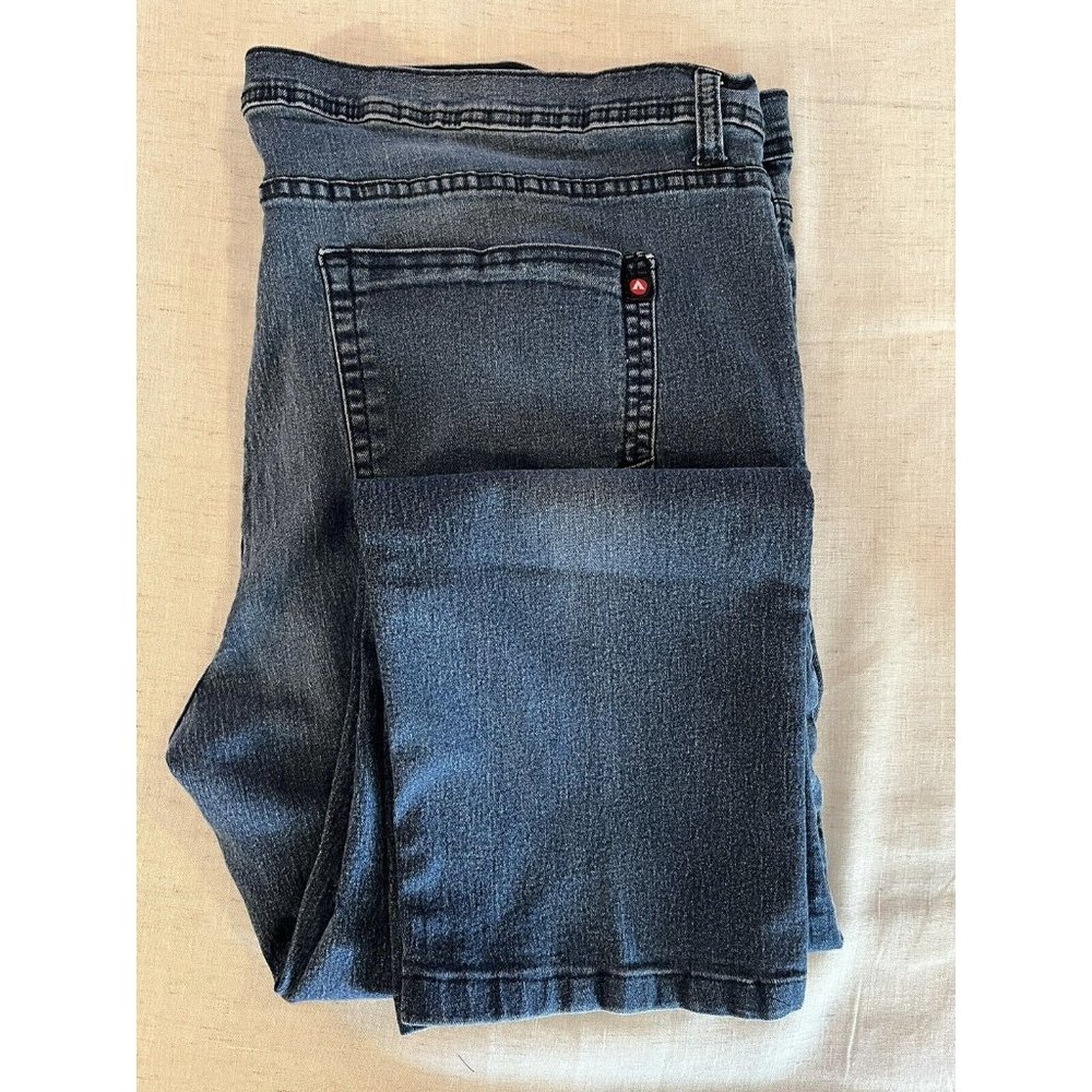 Airwalk, Straight, Men's Denim Blue Jeans, Size 46 x32
